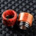 RESIN & STAINLESS STEEL HONEYCOMB PATTERN 810 DRIP TIPS FOR SMOK TFV8 / TFV12 528 KENNEDY TANK